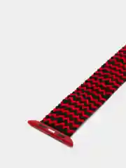 Бордовый плетеный нейлоновый ремешок / монобраслет для Apple Watch 38, 40, 42, 44 мм