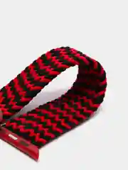 Бордовый плетеный нейлоновый ремешок / монобраслет для Apple Watch 38, 40, 42, 44 мм