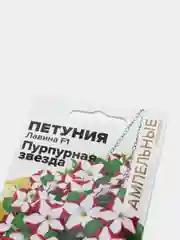 Семена цветов Петуния Лавина "Пурпурная звезда", F1, ампельная, ц/п, 10 шт (10265148)