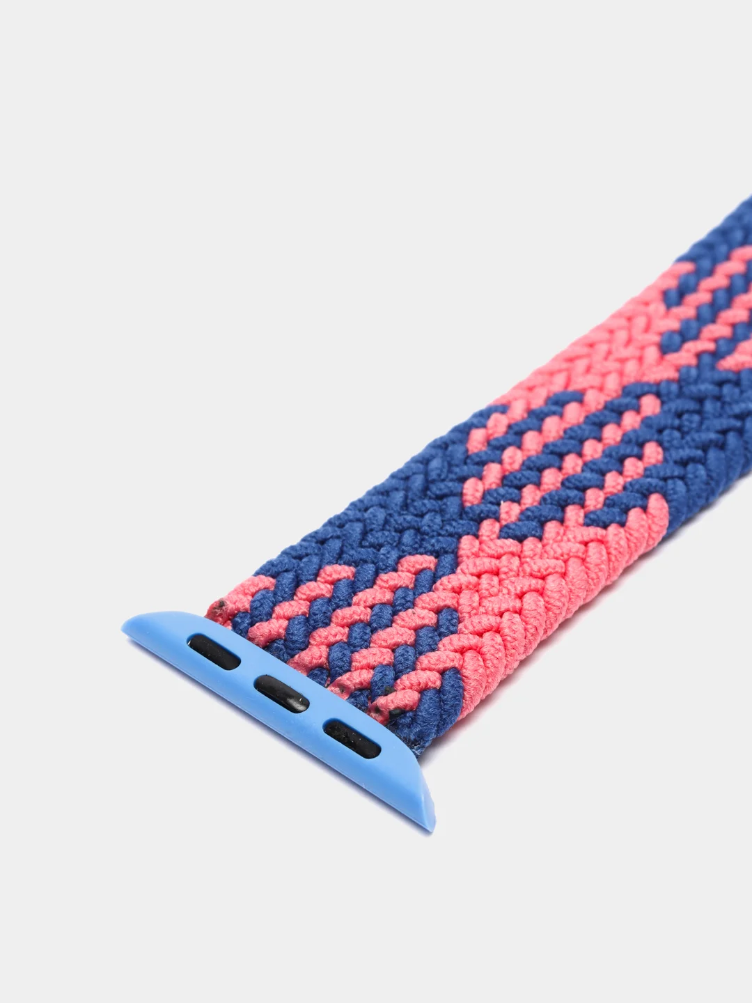 Розовый плетеный нейлоновый ремешок / монобраслет для Apple Watch 38, 40, 42, 44 мм