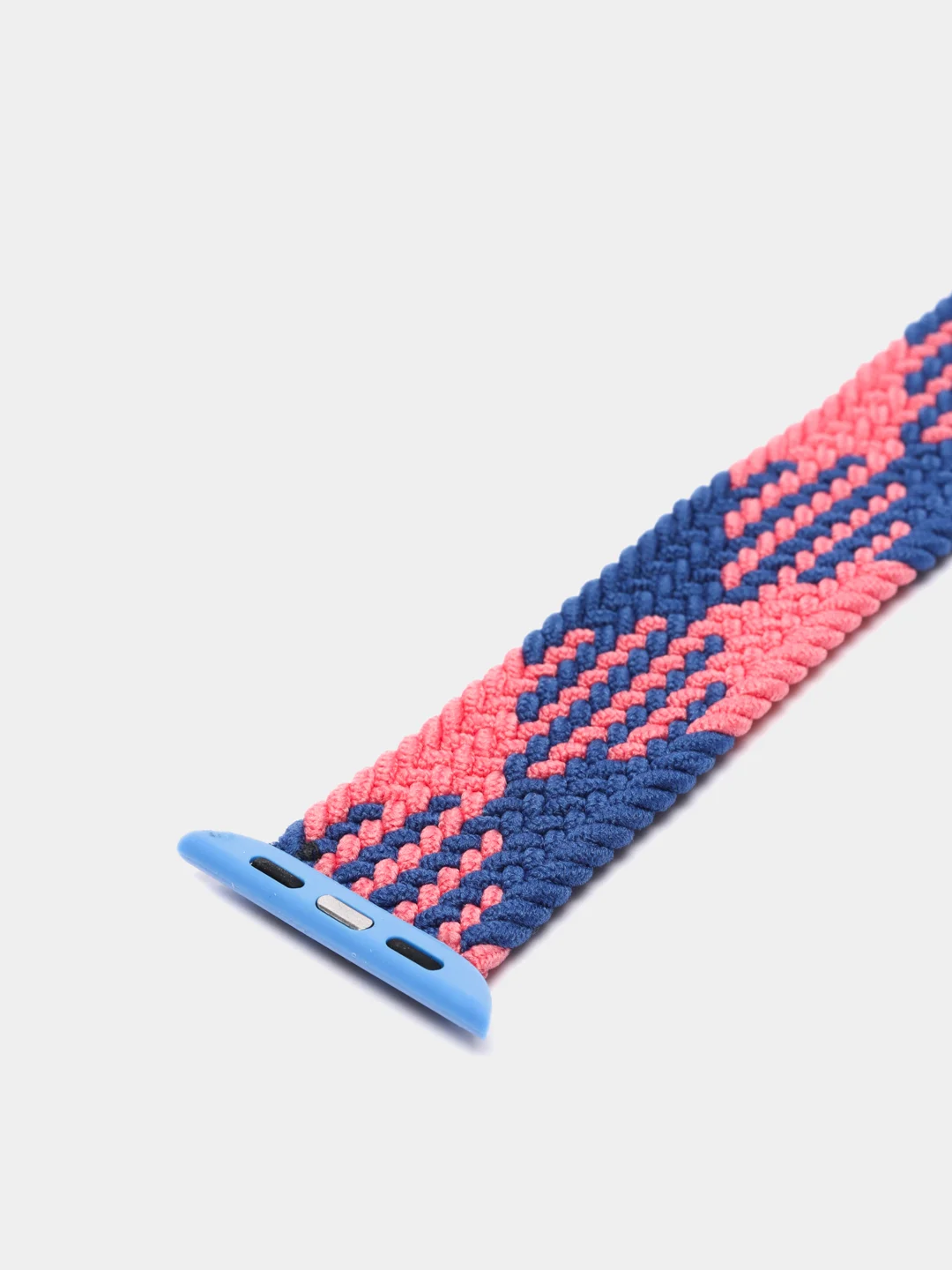 Розовый плетеный нейлоновый ремешок / монобраслет для Apple Watch 38, 40, 42, 44 мм
