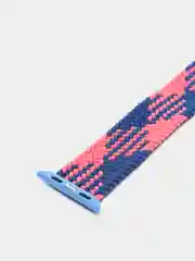 Розовый плетеный нейлоновый ремешок / монобраслет для Apple Watch 38, 40, 42, 44 мм