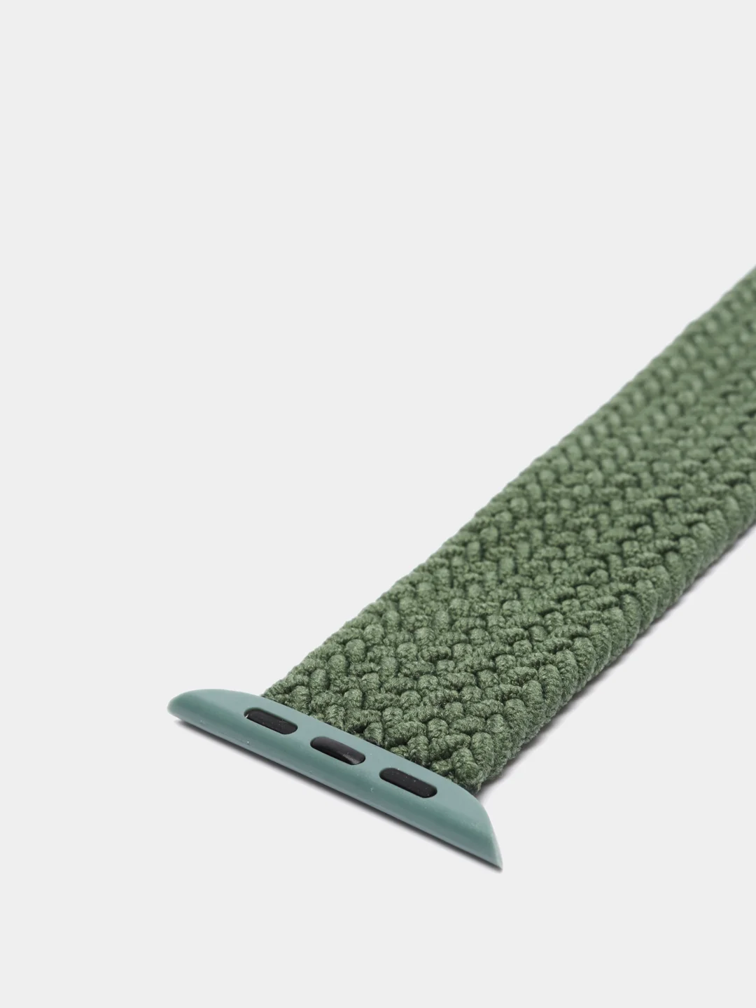 Тёмно-зелёный плетеный нейлоновый ремешок / монобраслет для Apple Watch 38, 40, 42, 44 мм