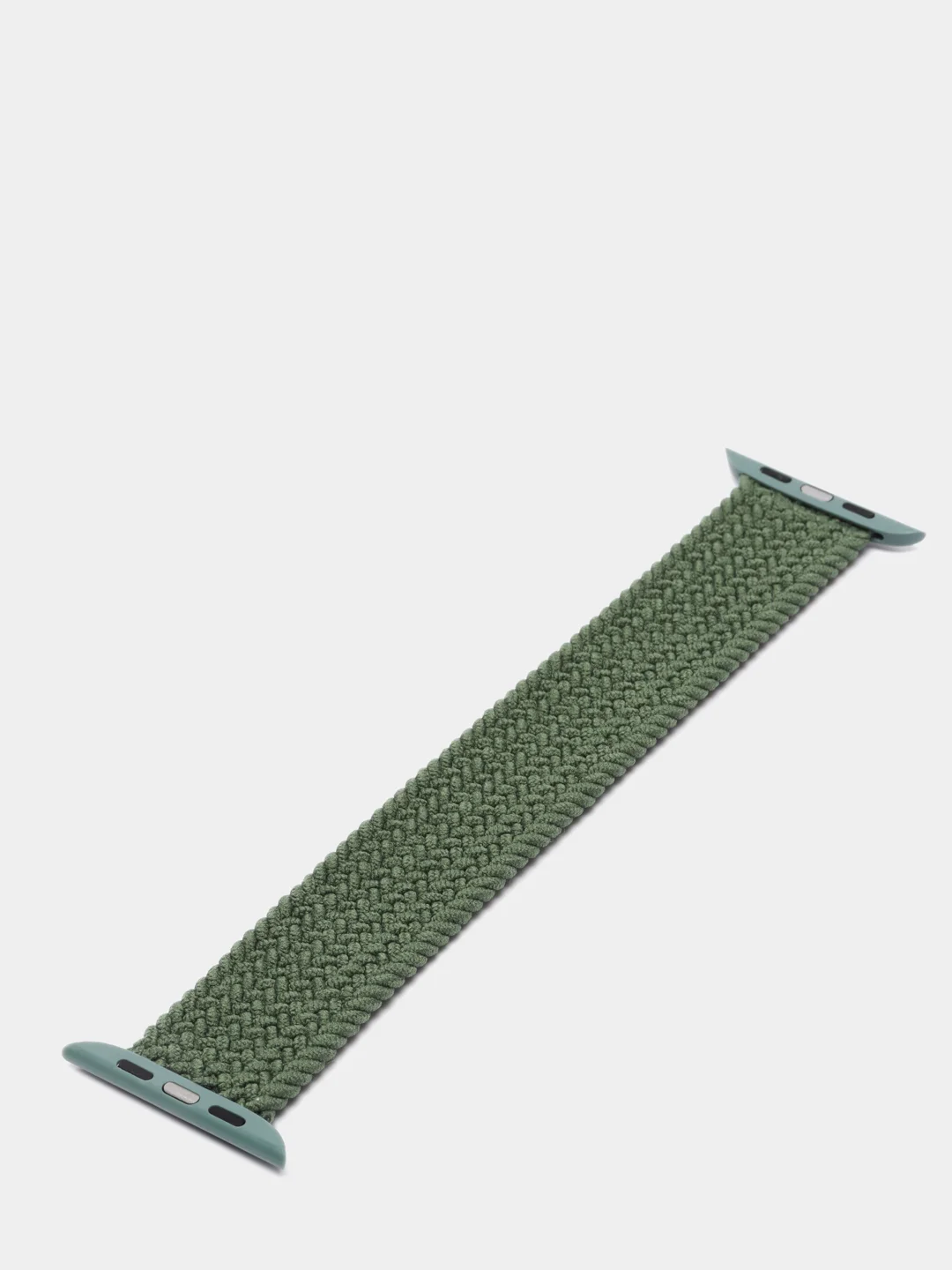 Тёмно-зелёный плетеный нейлоновый ремешок / монобраслет для Apple Watch 38, 40, 42, 44 мм