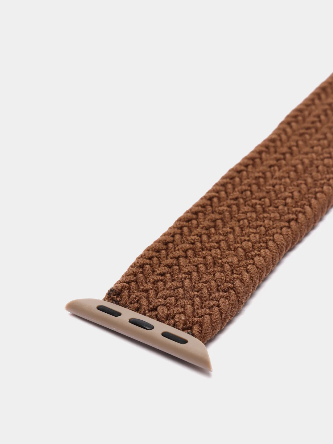 Коричневый плетеный нейлоновый ремешок / монобраслет для Apple Watch 38, 40, 42, 44 мм