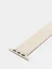 Серый плетеный нейлоновый ремешок / монобраслет для Apple Watch 38, 40, 42, 44 мм