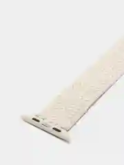 Серый плетеный нейлоновый ремешок / монобраслет для Apple Watch 38, 40, 42, 44 мм
