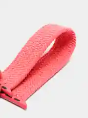Тёмно-розовый плетеный нейлоновый ремешок / монобраслет для Apple Watch 38, 40, 42, 44 мм