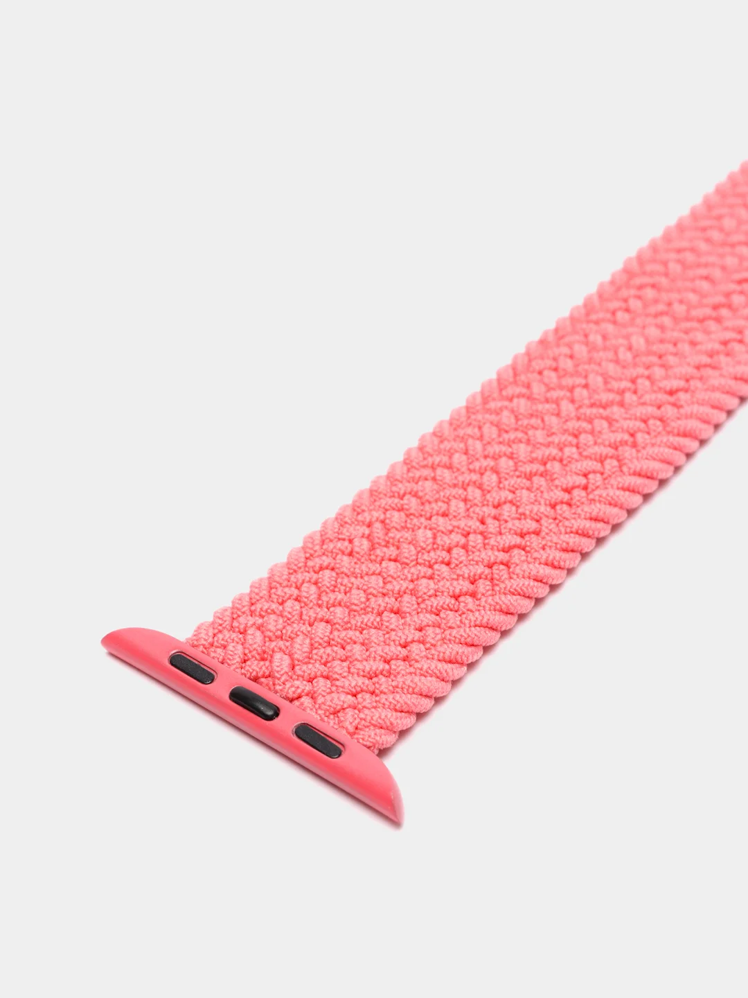 Тёмно-розовый плетеный нейлоновый ремешок / монобраслет для Apple Watch 38, 40, 42, 44 мм