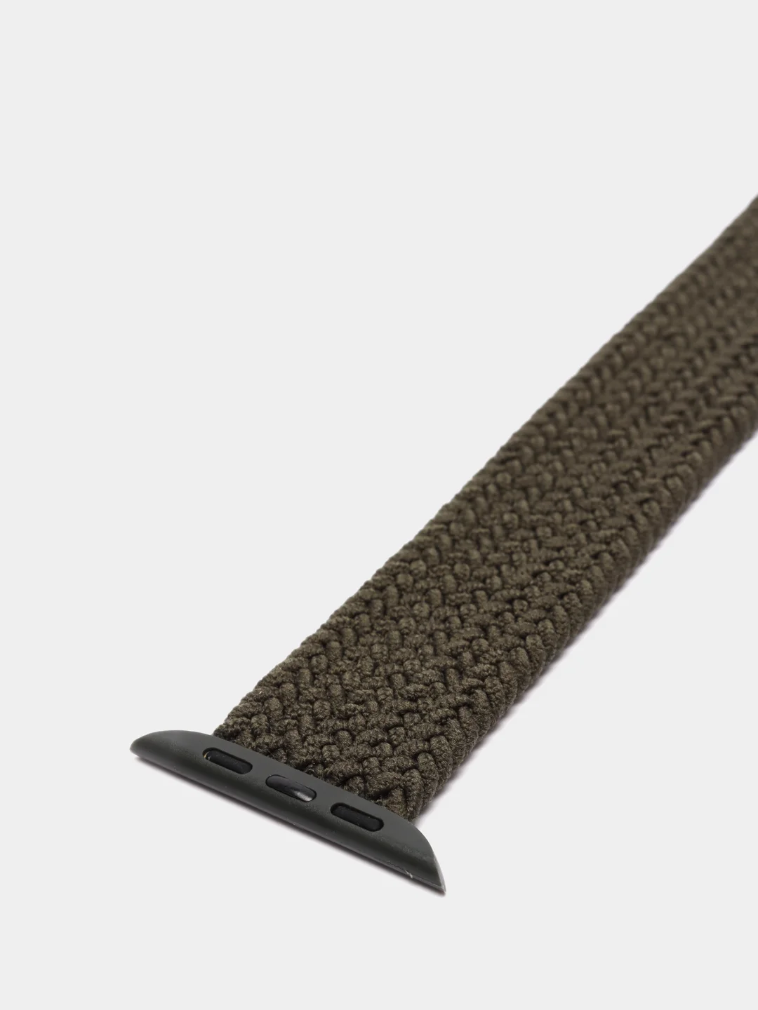 Приглушённый хаки плетеный нейлоновый ремешок / монобраслет для Apple Watch 38, 40, 42, 44 мм