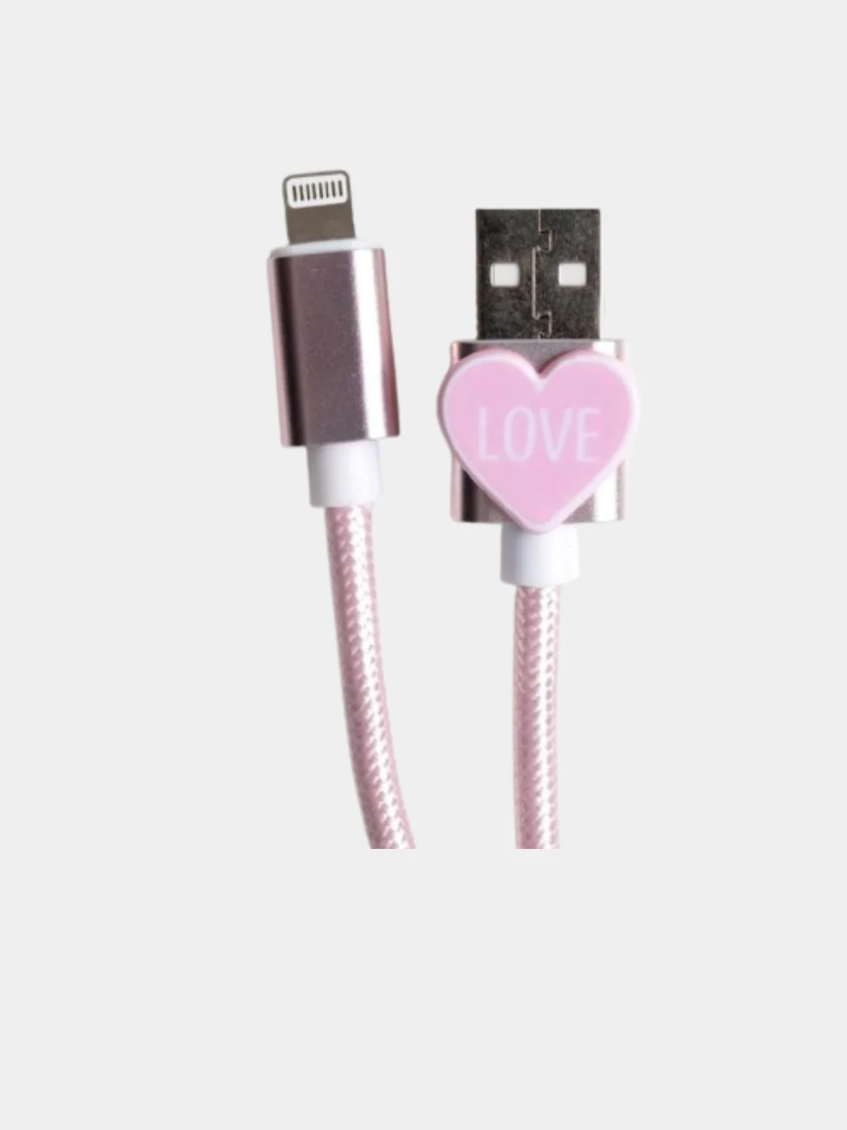 Набор "Любовь": штекер, кабель USB / Lightning, 1 м