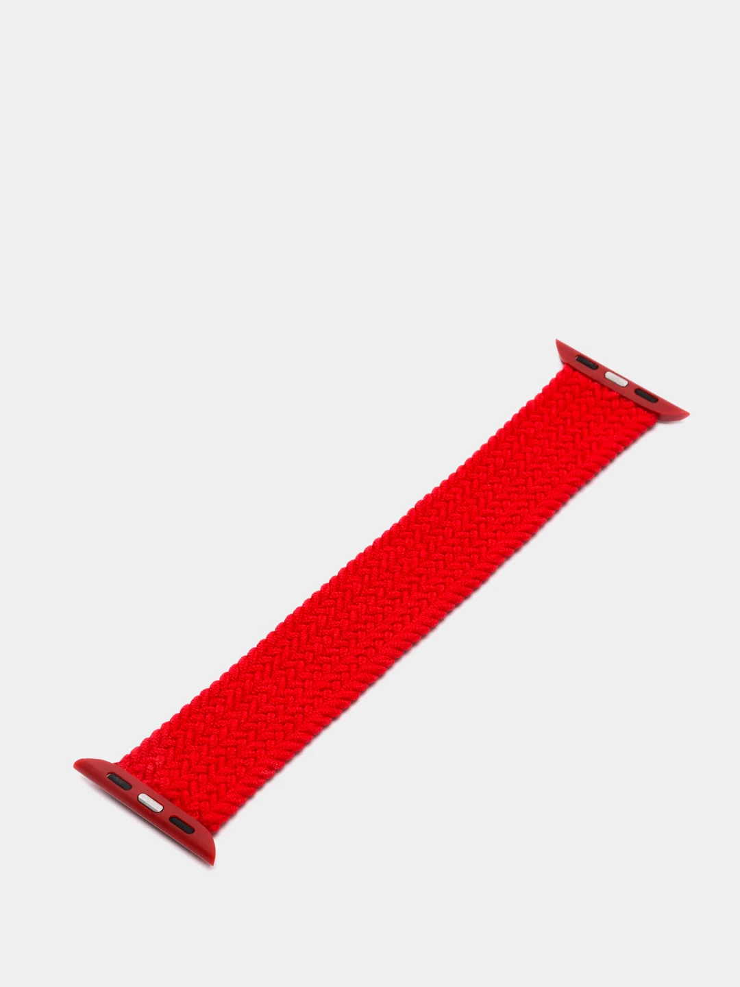 Красный плетеный нейлоновый ремешок / монобраслет для Apple Watch 38, 40, 42, 44 мм