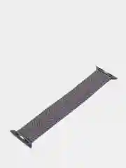 Тёмно-серый плетеный нейлоновый ремешок / монобраслет для Apple Watch 38, 40, 42, 44 мм