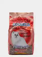 Наполнитель Pussy-Cat Cat Litter для кошек, грызунов древесный, 4.5 л, 2 кг
