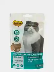 Мнямс хрустящие подушечки для стерилизованных кошек с цыпленком, Профилактика МКБ, 60 г