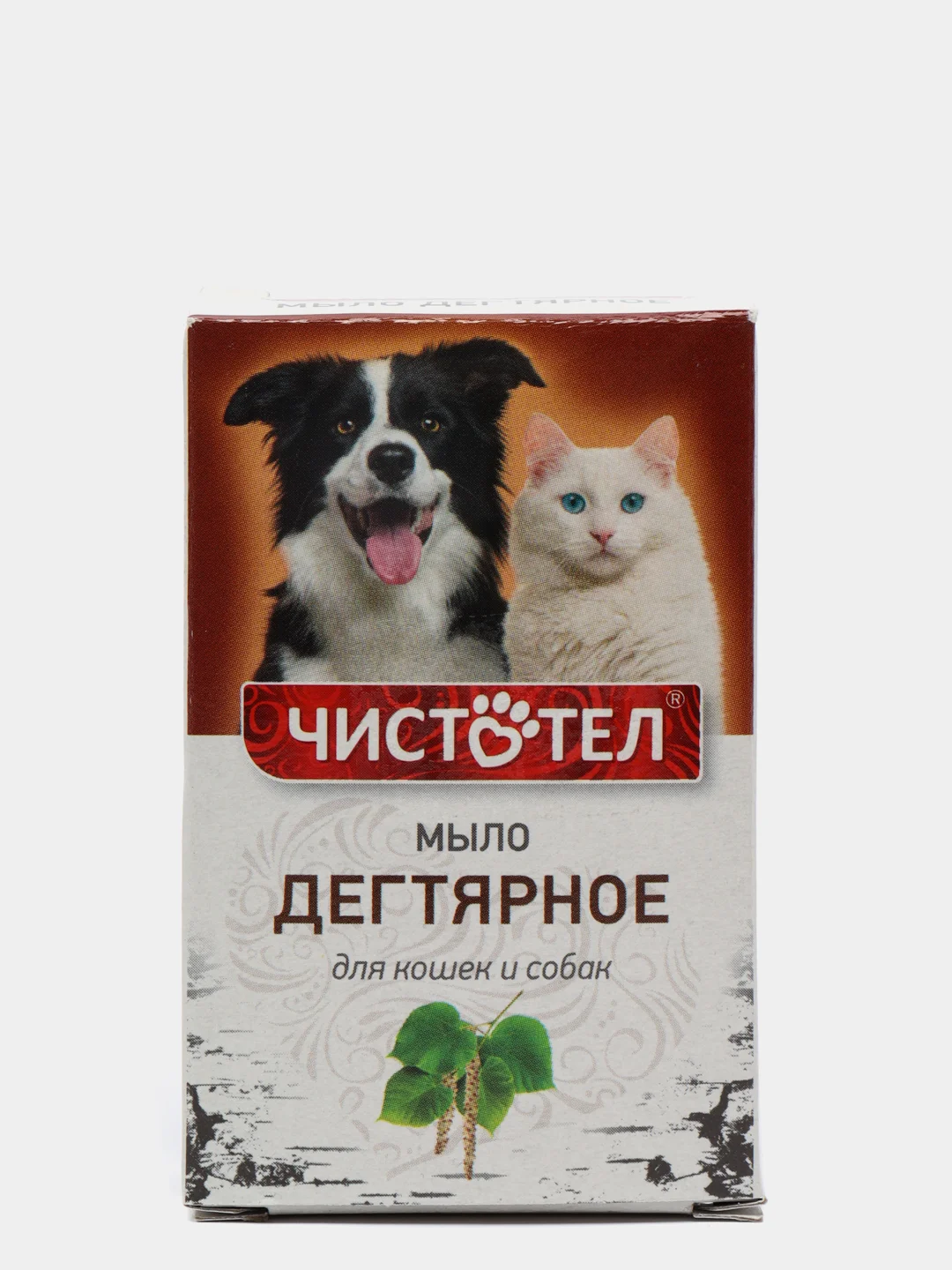 Чистотел (Экопром) мыло дегтярное для кошек и собак, 80 г