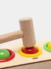 Развивающая деревяная игрушка для малышей. Стучалка
