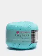 Ледяной пряжа Ажурная Пехорка Мерсеризованный хлопок-100%, 50 г 280 м