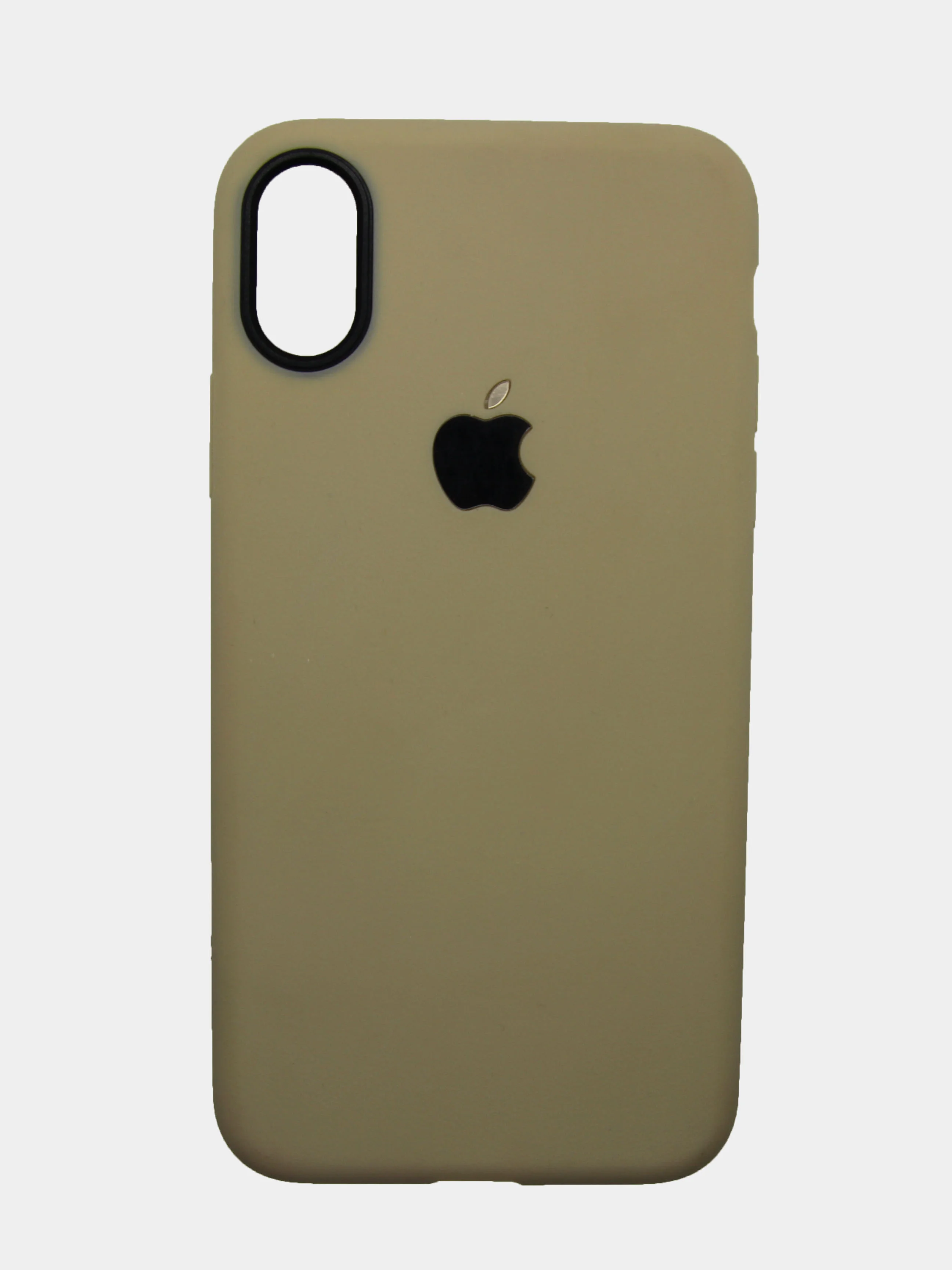 Кремовый чехол на iPhone X / XS
