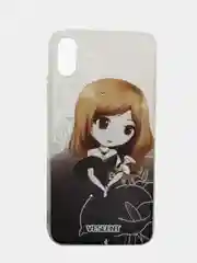 Салатовый чехол на iPhone X / XS