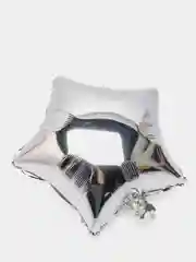 Серебряный набор фольгированных шаров, 14 штук