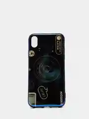Синий чехол для телефона камера + кроштейн  для iPhone 12, 11, XR,  7/8/SE, 6/6S