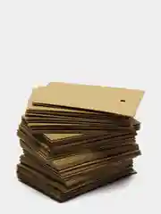 Бирка из крафт-бумаги