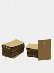Бирка из крафт-бумаги