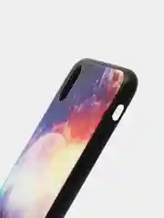 Красный чехол с космическими рисунками для iPhone 11, XR, X/XS, 7/8, 7P/8P, 6/6S