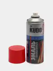 Красный эмаль термостойкая KUDO, аэрозоль, 520 мл