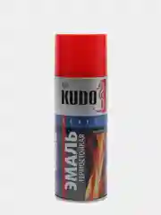 Красный эмаль термостойкая KUDO, аэрозоль, 520 мл