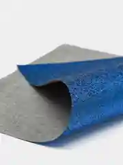 Синий кожзам с глиттером с мелкими блестками, А4