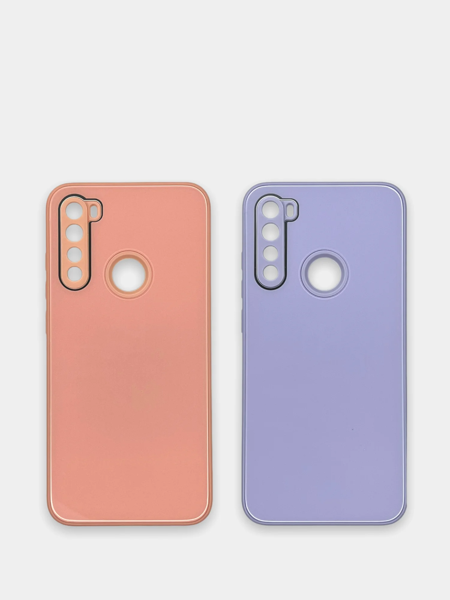 Чехол Xiaomi Redmi Note 8, Note 8 2021 твердый пластиковый глянцевый под стекло
