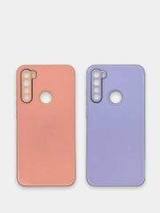 Чехол Xiaomi Redmi Note 8, Note 8 2021 твердый пластиковый глянцевый под стекло