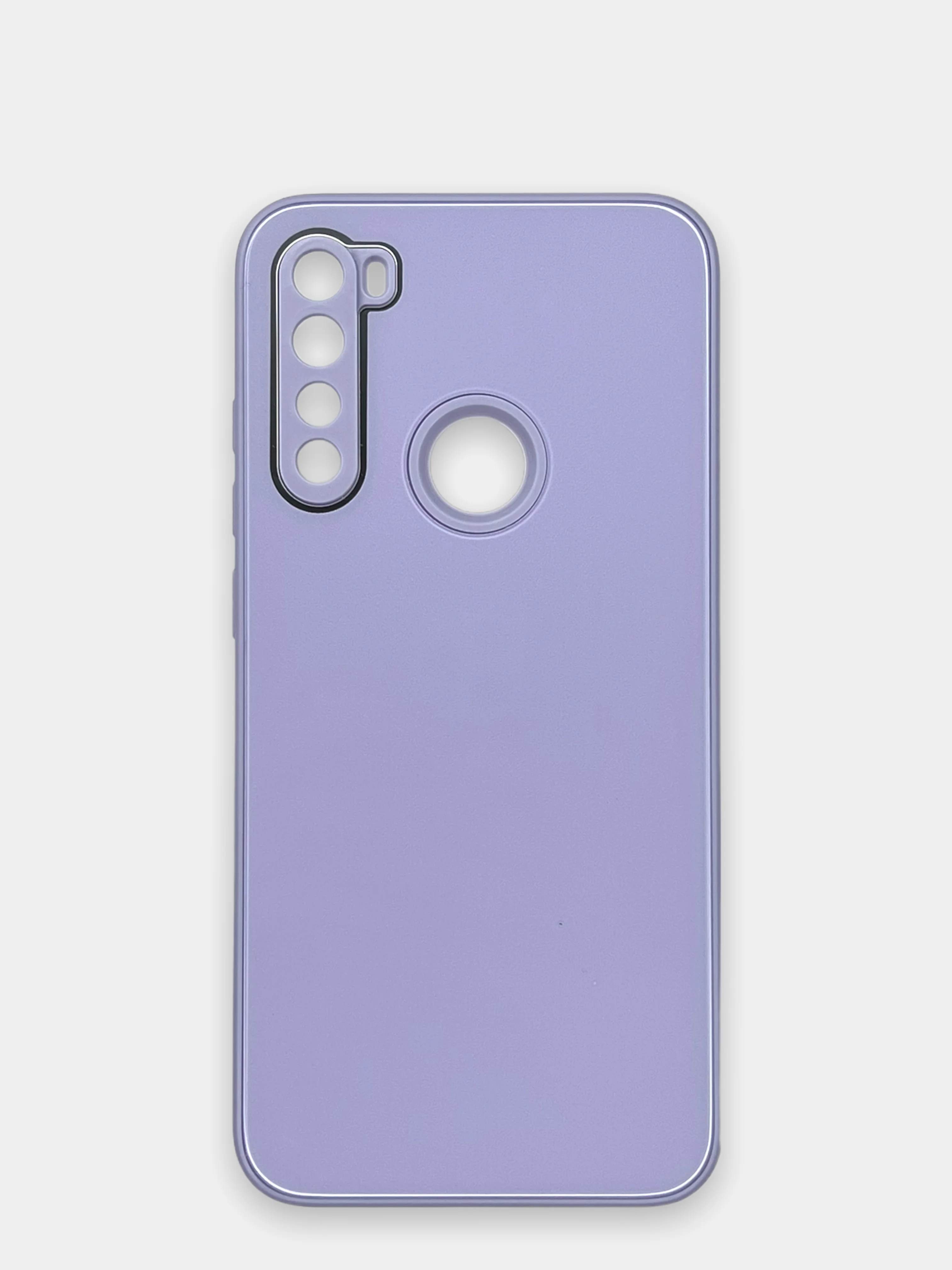 Лавандовый чехол Xiaomi Redmi Note 8, Note 8 2021 твердый пластиковый глянцевый под стекло