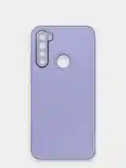 Лавандовый чехол Xiaomi Redmi Note 8, Note 8 2021 твердый пластиковый глянцевый под стекло