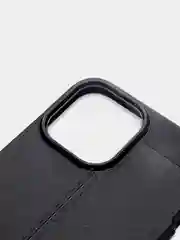 Черный противоударный,  кожаный  чехол на iPhone 13 / 13 Pro / 13 Pro max / 13 mini