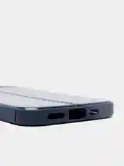 Синий противоударный,  кожаный  чехол на iPhone 13 / 13 Pro / 13 Pro max / 13 mini