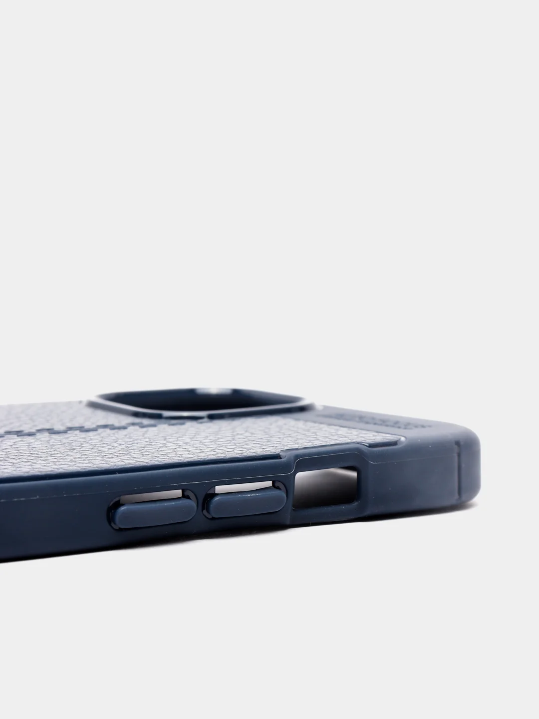 Синий противоударный, кожаный чехол на iPhone 13 / 13 Pro / 13 Pro max / 13 mini