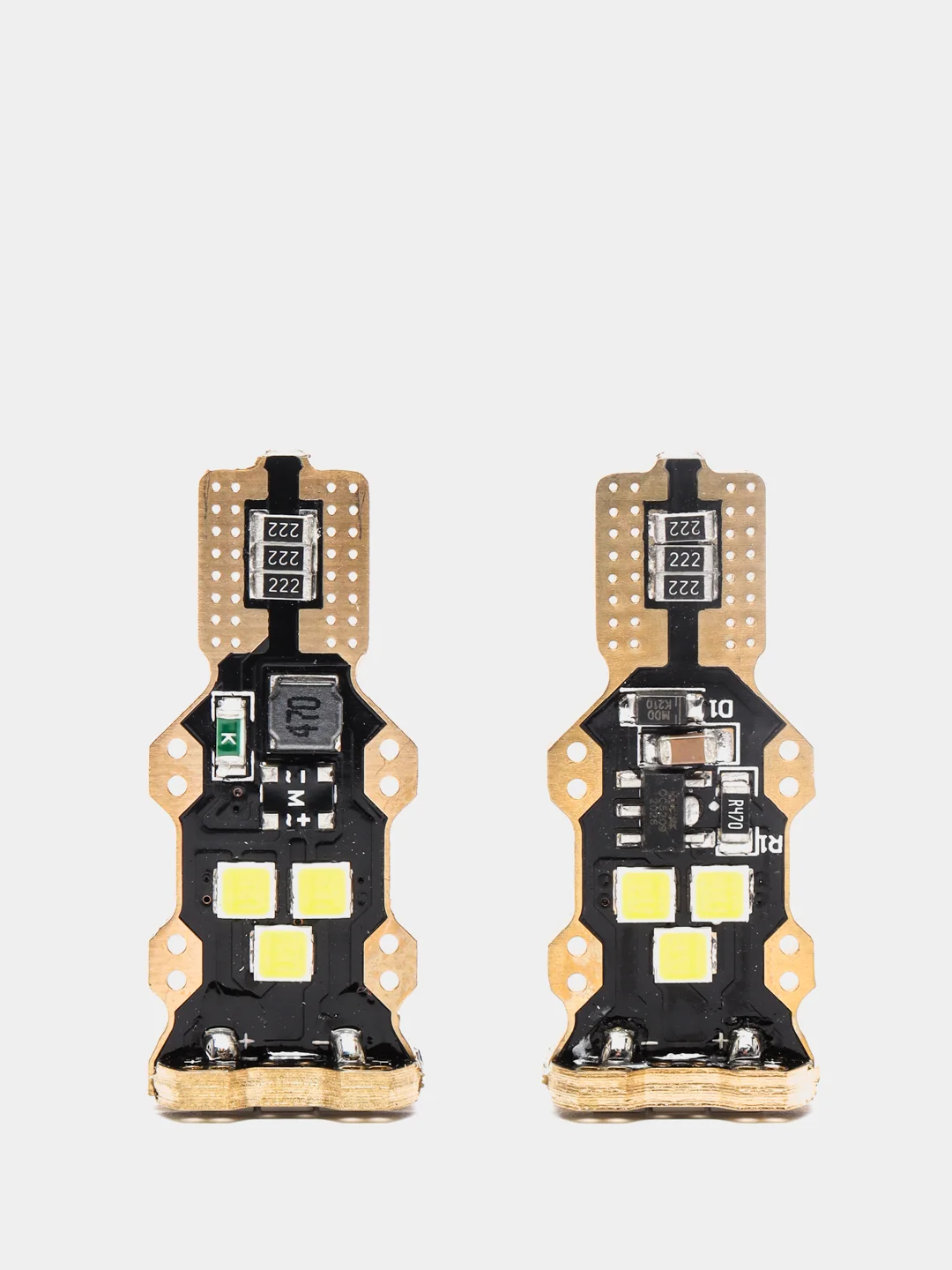 Светодиодная лампа DIXEL W16W T15 9 SMD 3030 для заднего хода с обманкой