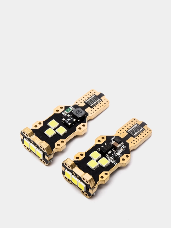 Светодиодная лампа DIXEL W16W T15 9 SMD 3030 для заднего хода с обманкой