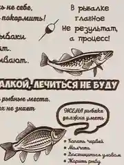 Табличка настенная "Правила Рыбака"