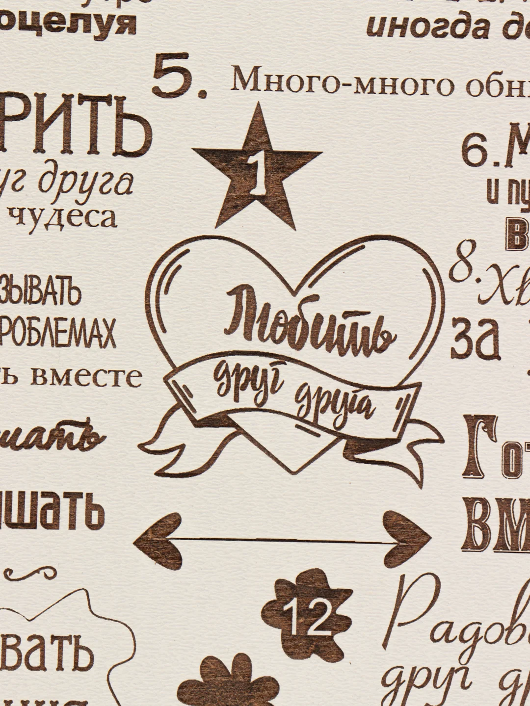 Табличка на стену "Правила дома"