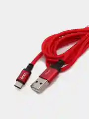 Красный кабель для зарядки micro-USB Hoco X14 (2A), 1 и 2 метра