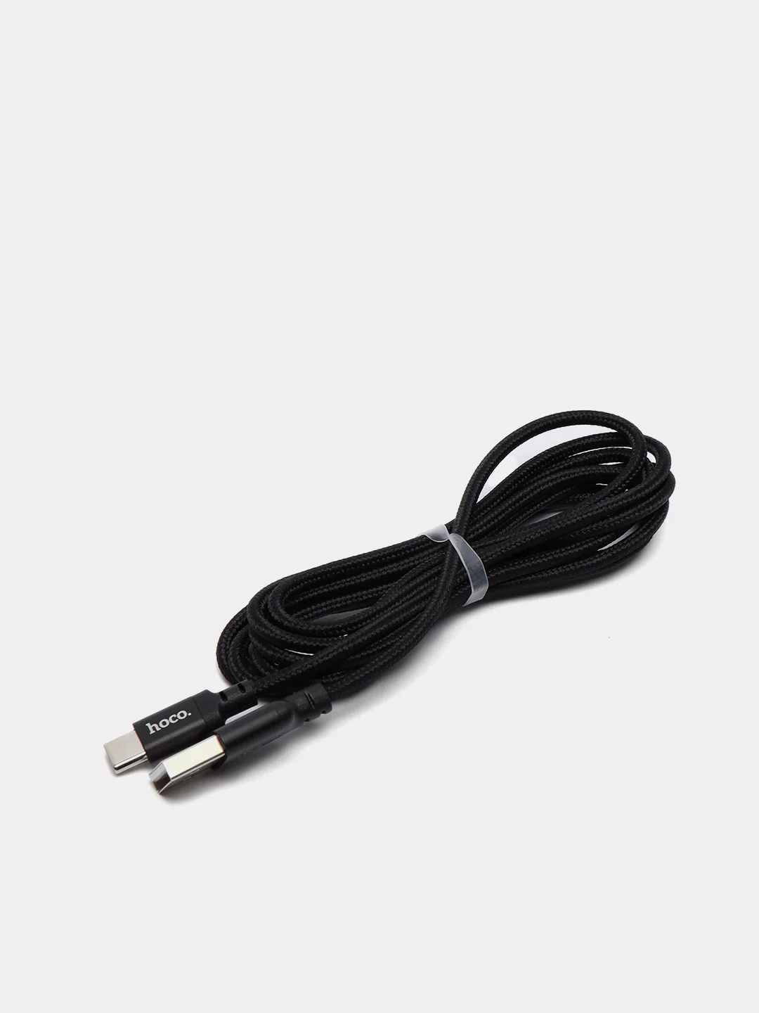 Черный кабель для зарядки Type-C Hoco X14 (3А), 1 и 2 метра