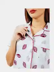 Кремовый пижама для дома женская, комплект: кофта и брюки, 100% хлопок, размеры 44-54