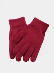 Бордовый перчатки женские