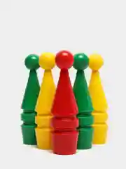 Игра боулинг: 6 кеглей, 2 шара d=8 см