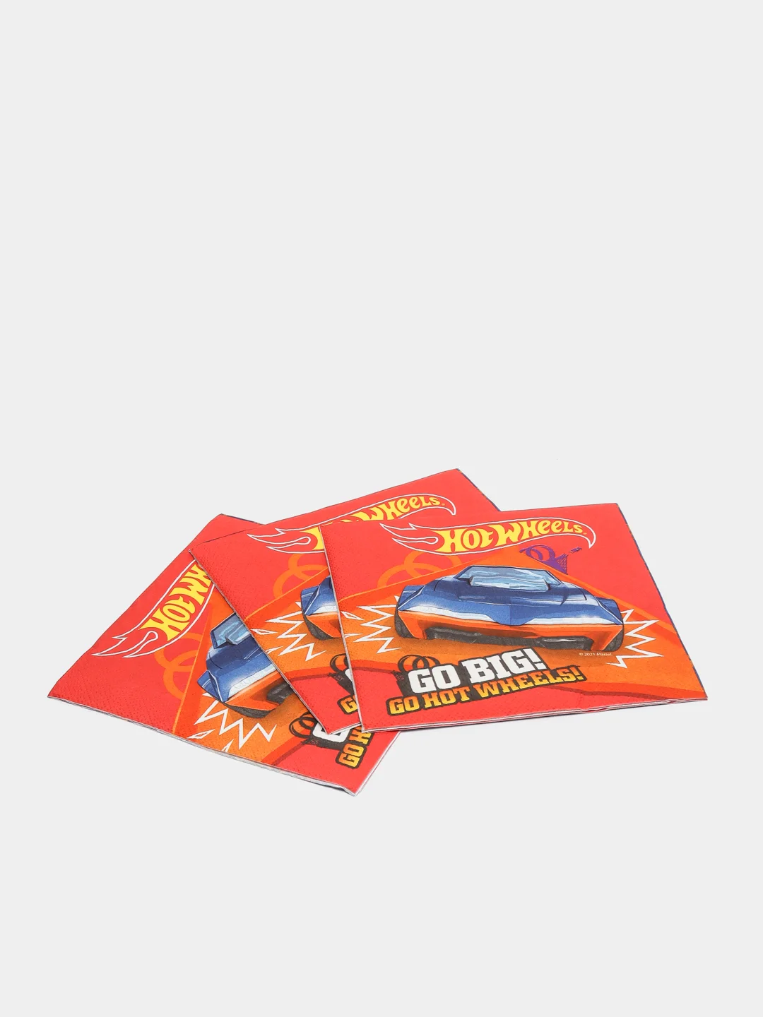 Hot Wheels. Салфетки бумажные трехслойные 33*33 см, 20 шт