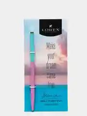 Голубой подарочная ручка Lorex Sunset Vibes, серия "Slim Chic"